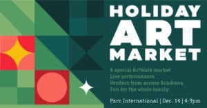 Holiday Art Market event graphic