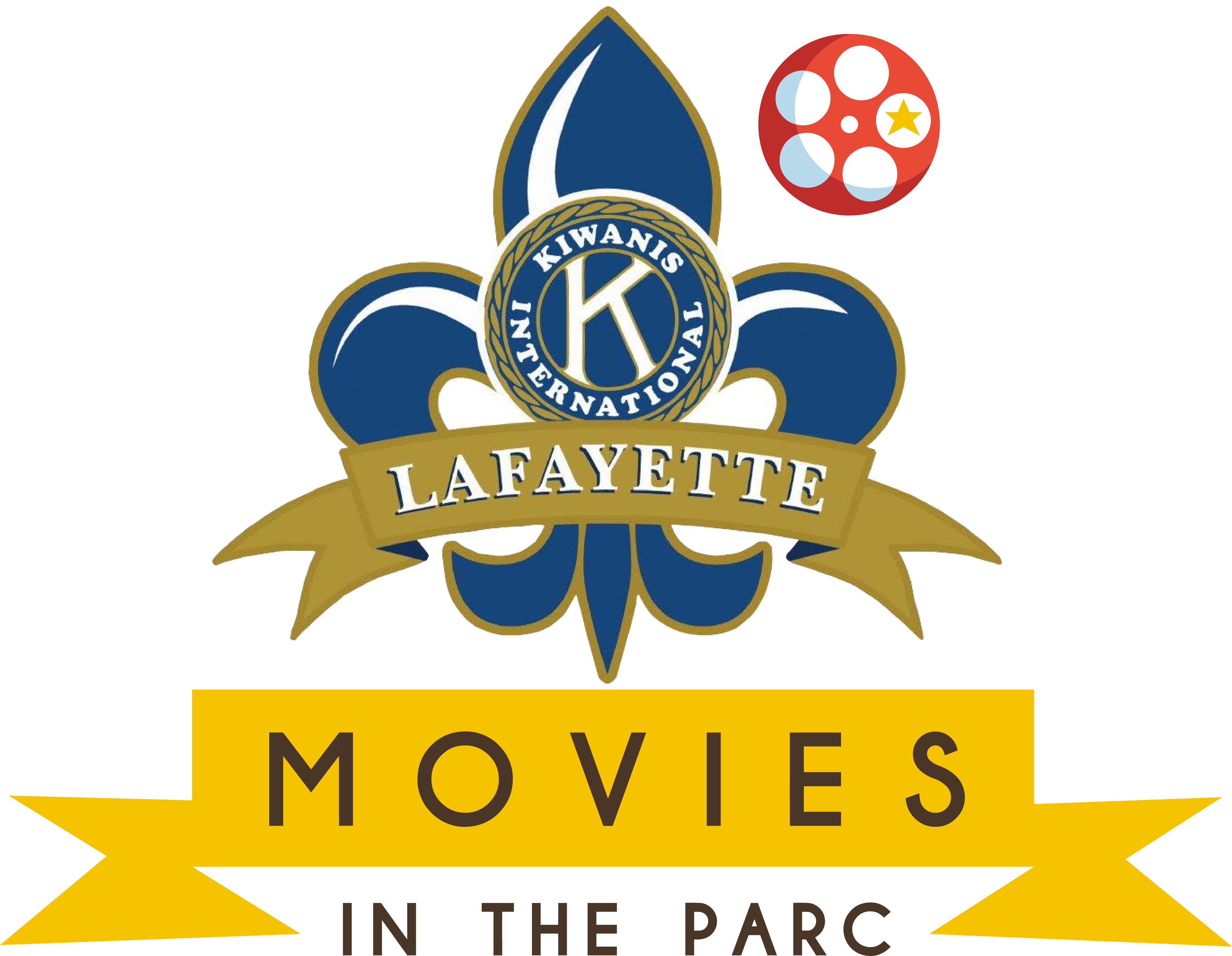 movies in the Parc logo Kiwanis